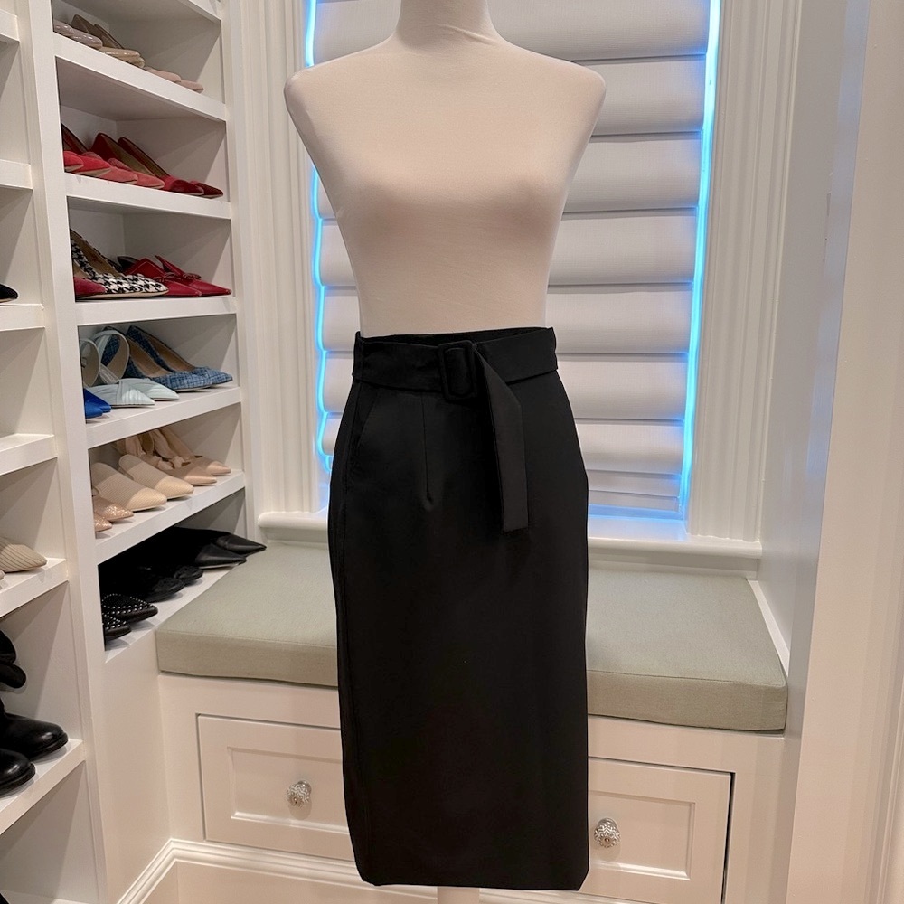 NWT Elegant Black Marcella Pencil Skirt sz 4